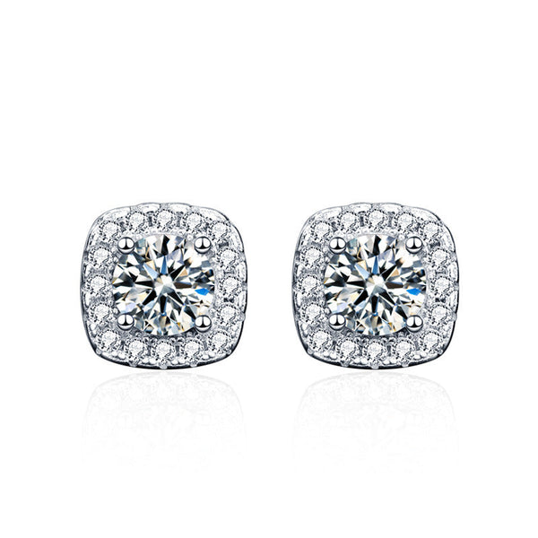 Glennis Earrings in White Gold