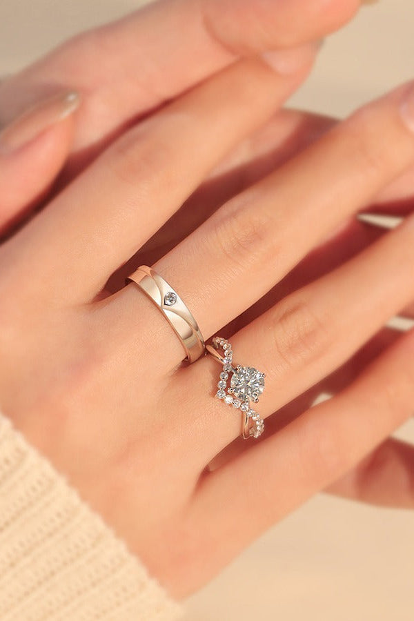 Elric Amora Gold Couple Rings