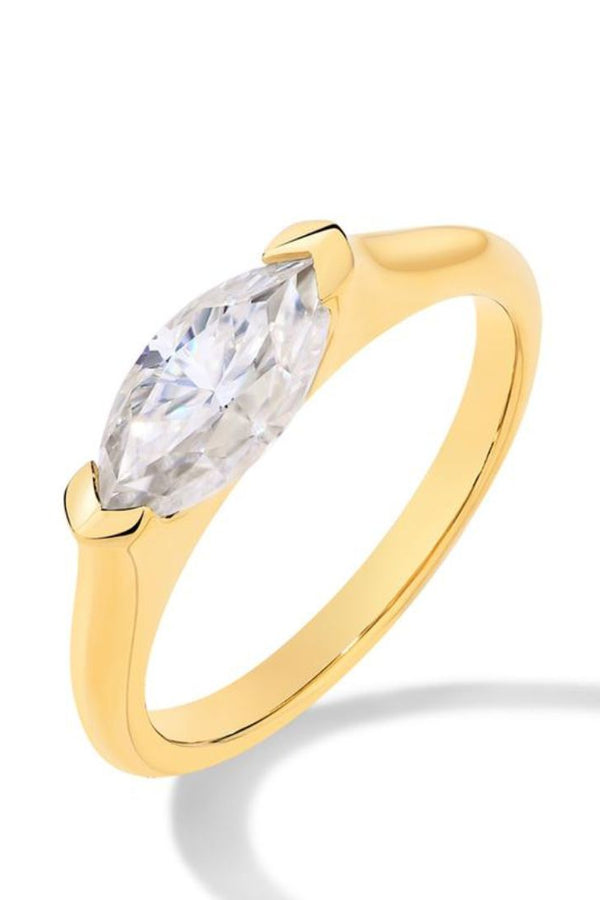 Hailey Playa Slim Gold Ring