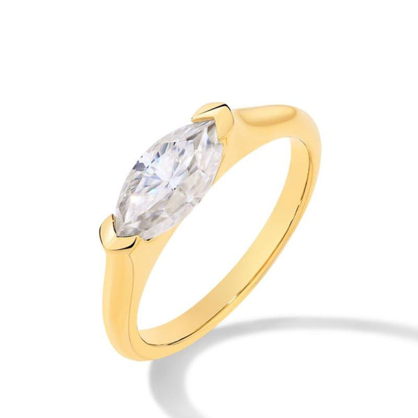 Hailey Playa Slim Band | White Gold