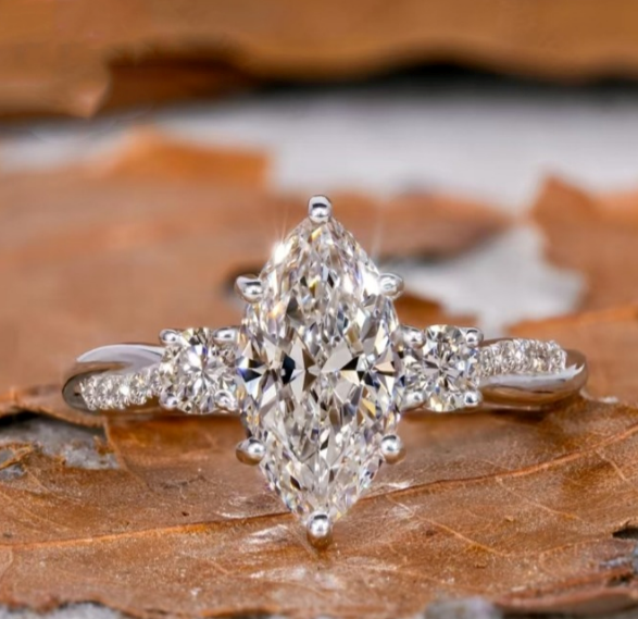Maxine White Gold Ring Set