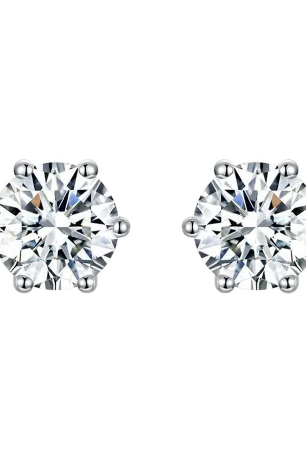 Destinee - Earrings in White Gold