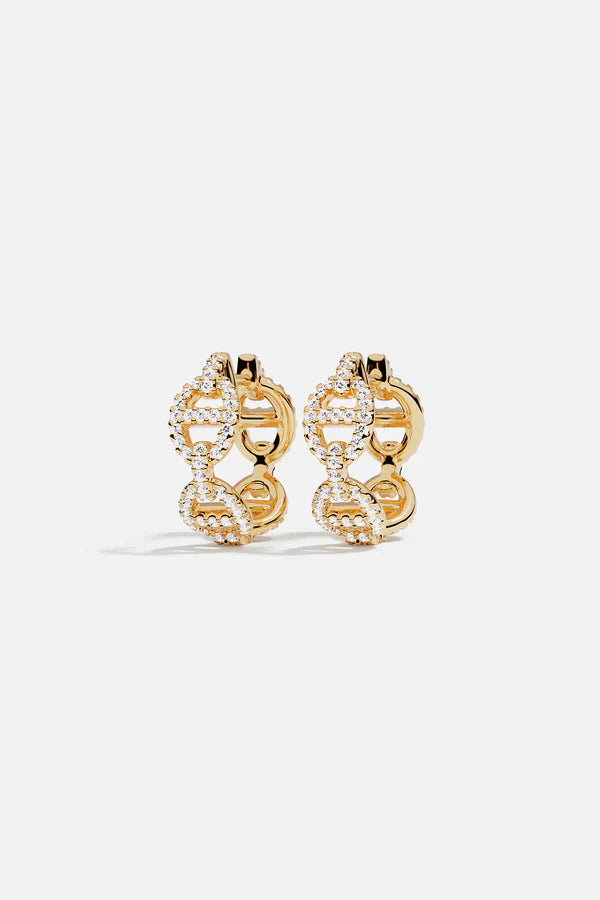 Isla Marina Earrings in White Gold