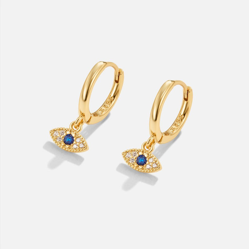 Sie - Drop Earrings with Eye Design