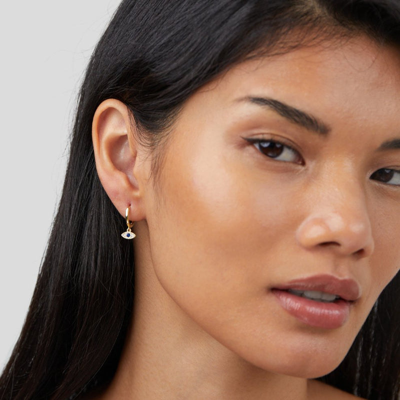 Sie - Drop Earrings with Eye Design