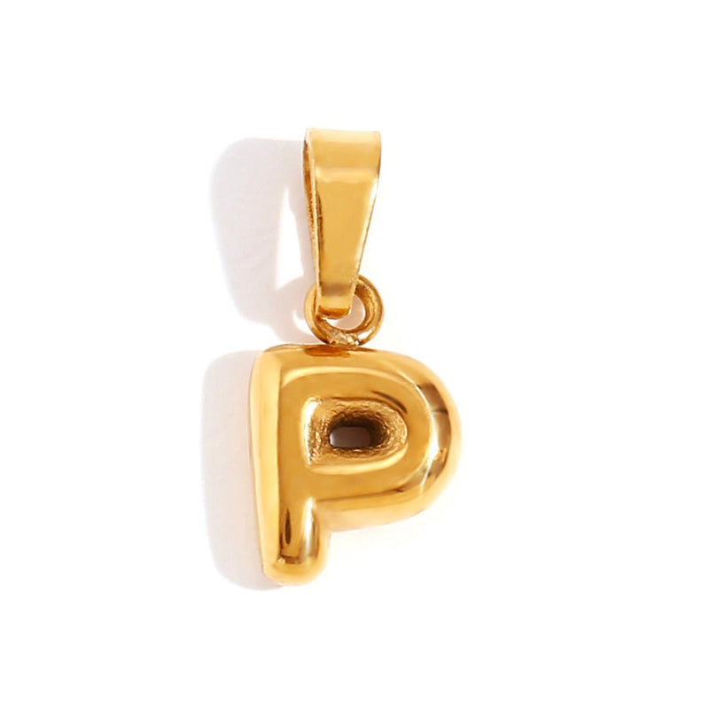 Ashley - Stylish Bubble Letter Pendant Necklace