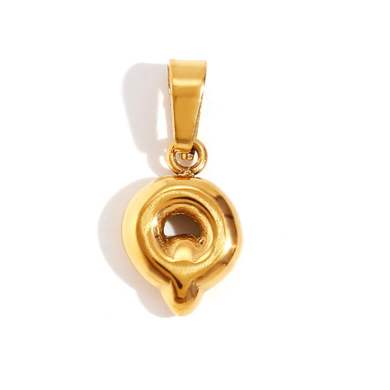 Ashley - Stylish Bubble Letter Pendant Necklace