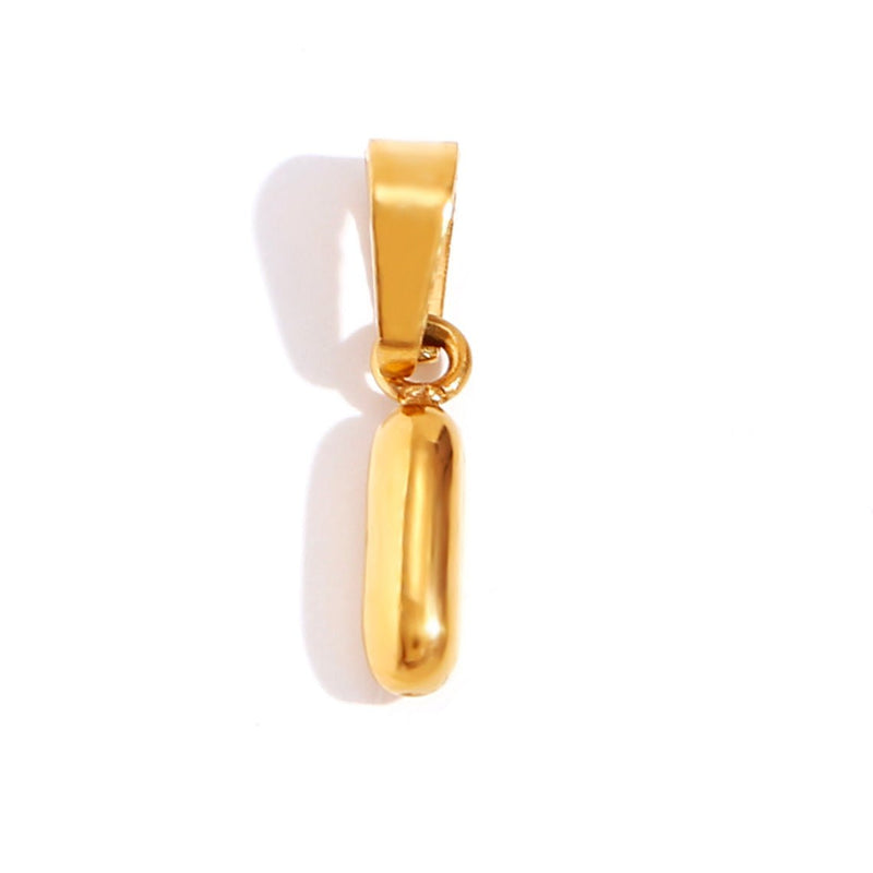 Ashley - Stylish Bubble Letter Pendant Necklace