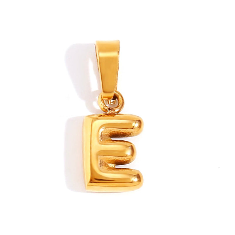 Ashley - Stylish Bubble Letter Pendant Necklace