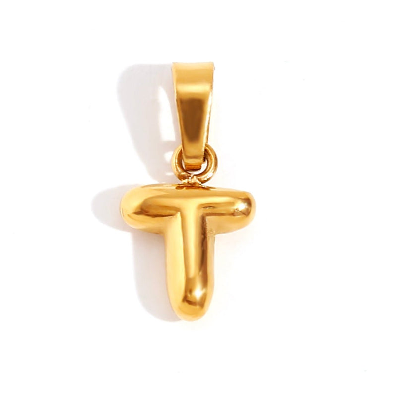 Ashley - Stylish Bubble Letter Pendant Necklace