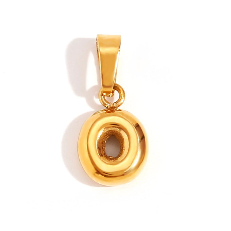 Ashley - Stylish Bubble Letter Pendant Necklace