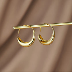Cina - Dangle Hoop Earrings