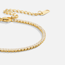 Gold Tennis Bracelet by Cordelia