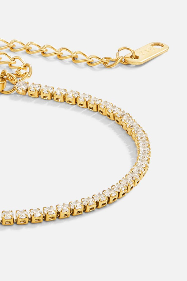 Gold Tennis Bracelet by Cordelia