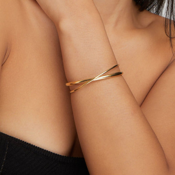 Twisted Gold Bracelet