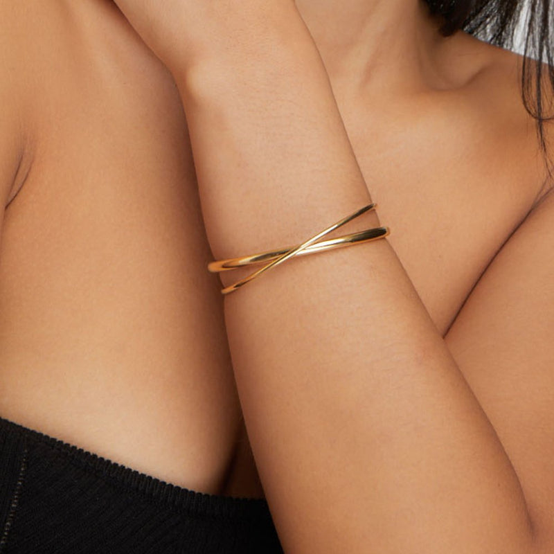 Twisted Gold Bracelet