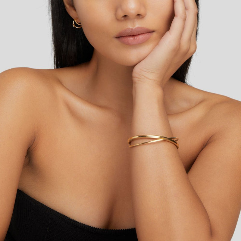 Twisted Gold Bracelet
