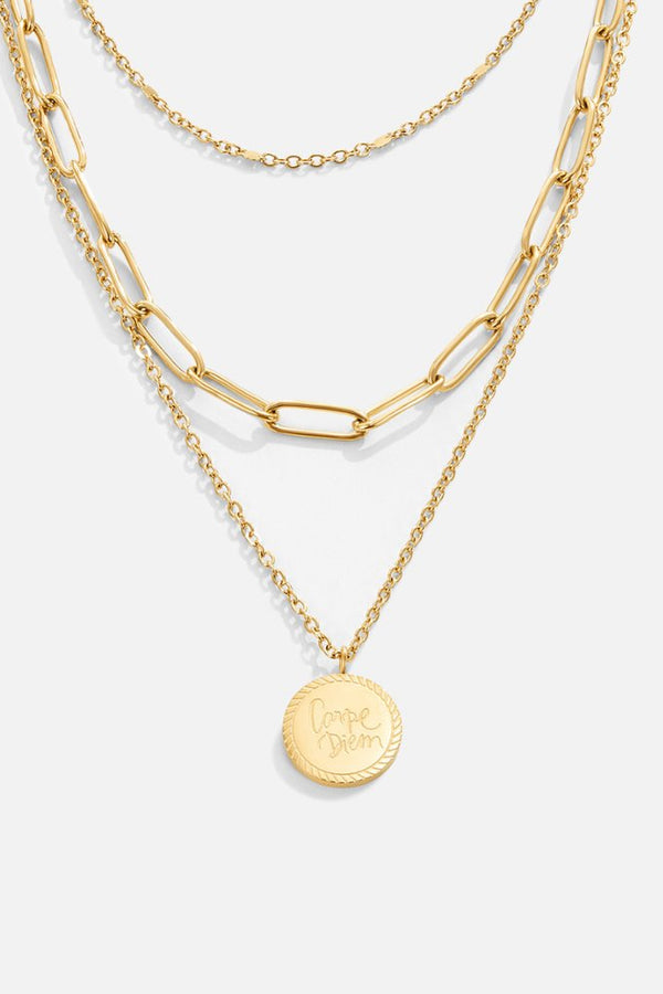 Alice - Layered Coin Necklace