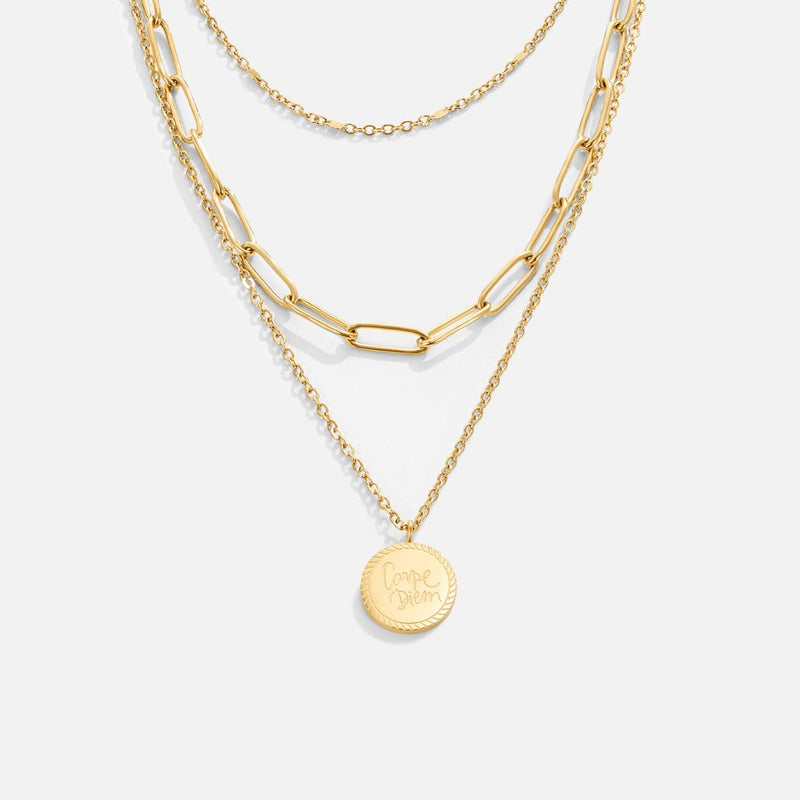 Alice - Layered Coin Necklace