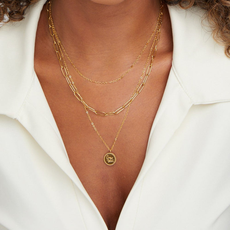 Alice - Layered Coin Necklace