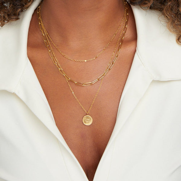 Alice - Layered Coin Necklace