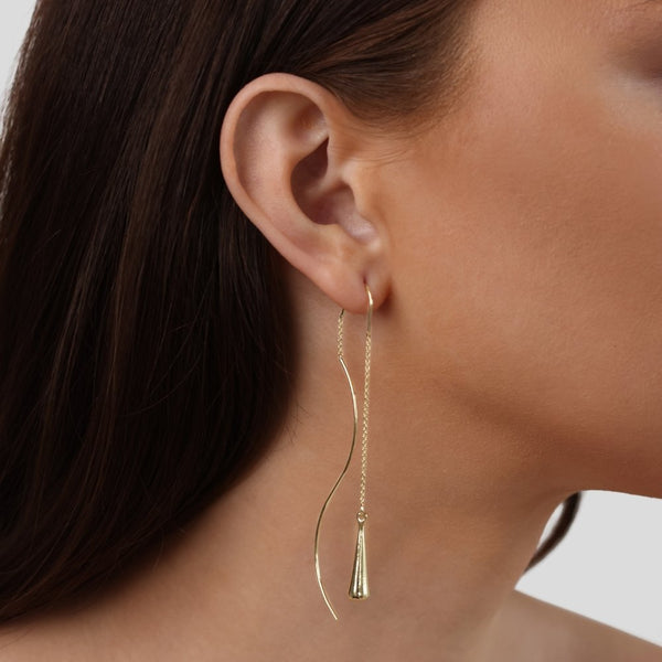 Dakota - Drop-Shaped Tassel Earrings