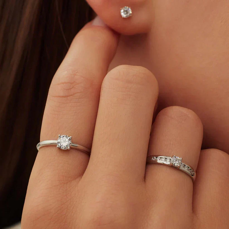 White Gold Mira Castelle Ring