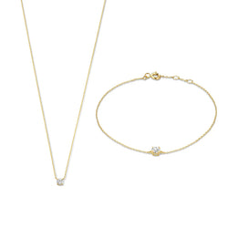 Harper - Gold Moissanite Stone Set