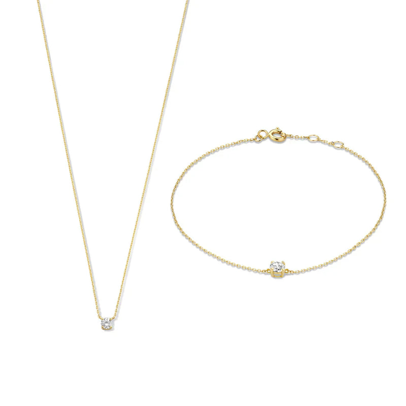Harper - Gold Moissanite Stone Set