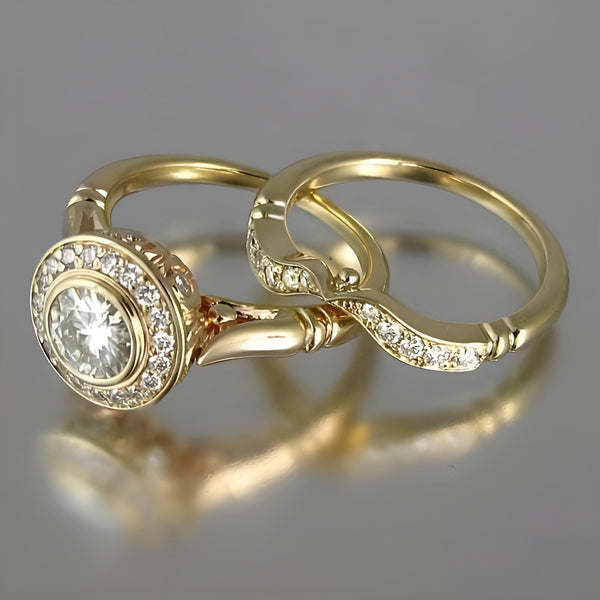 Set of Classic Gold Vintage Rings