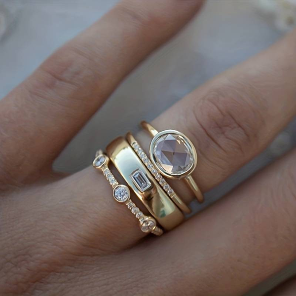 Lily - Antique Gold Ring Collection