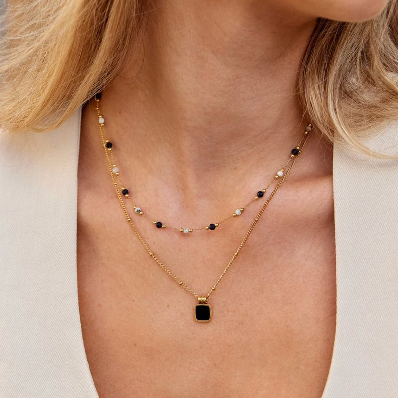 Alicia - Elegant Midnight Necklace