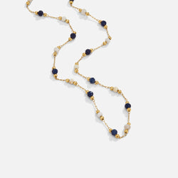 Anna - Midnight Luna Gemstone Necklace