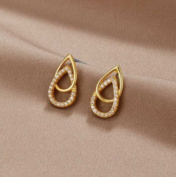 Aria - Teardrop Link Earrings
