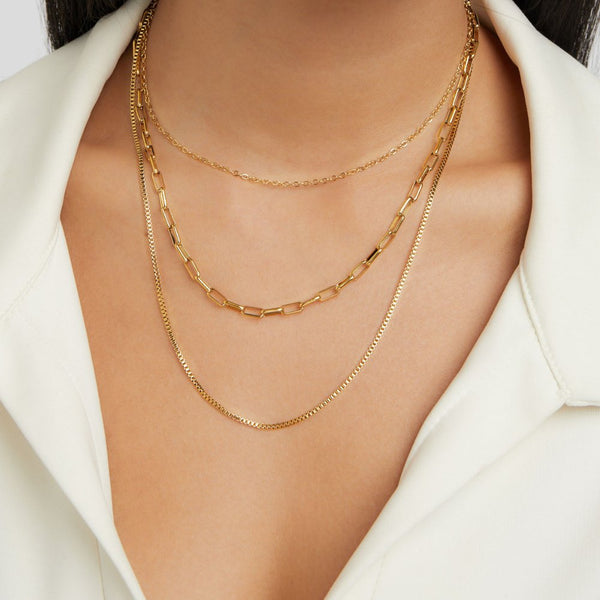 Angela - Layered Mila Necklace