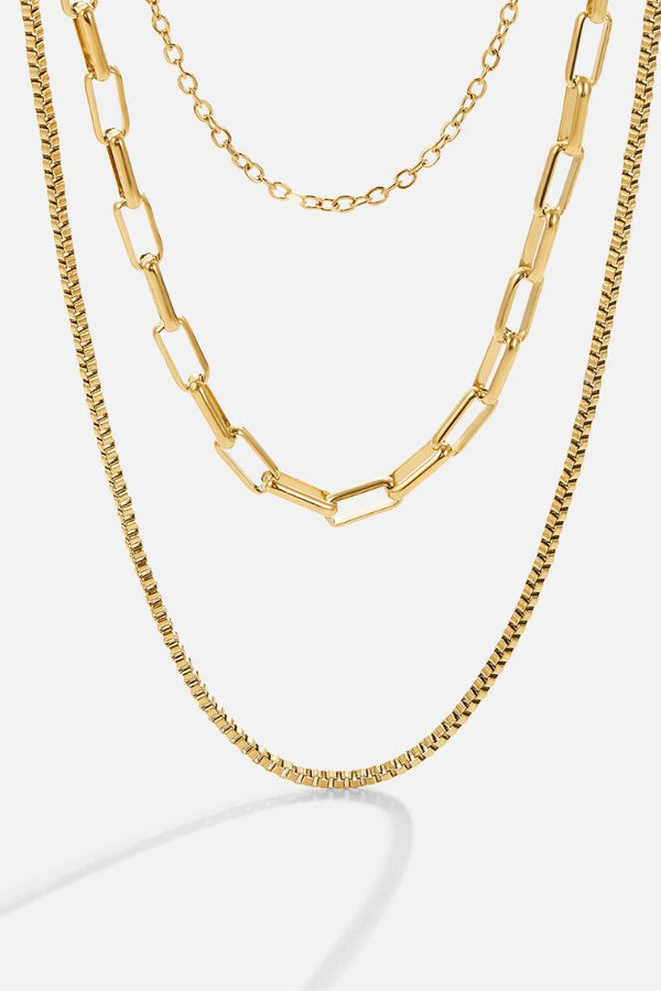 Angela - Layered Mila Necklace