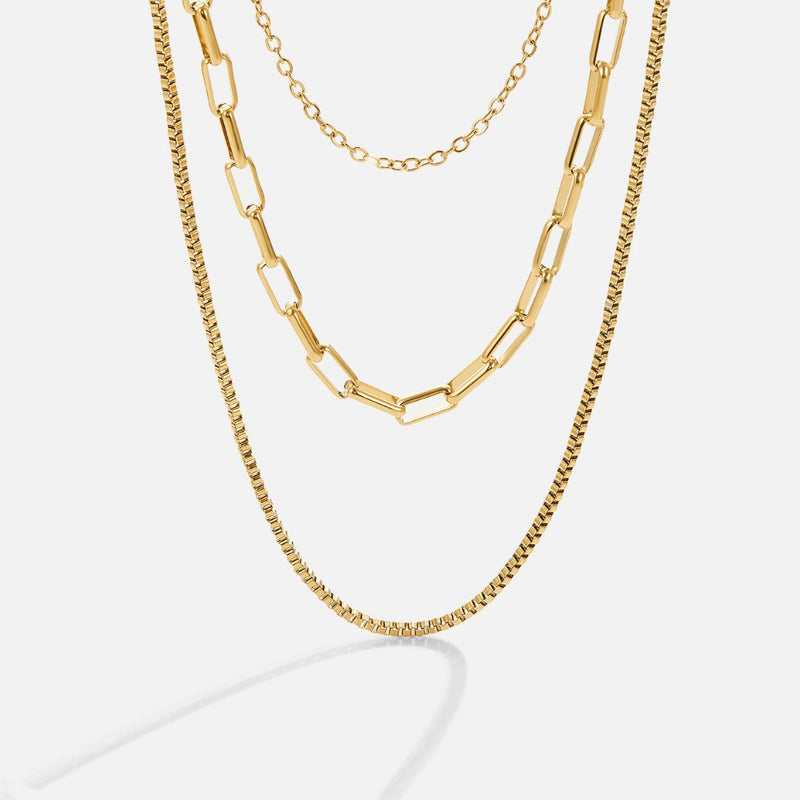 Angela - Layered Mila Necklace