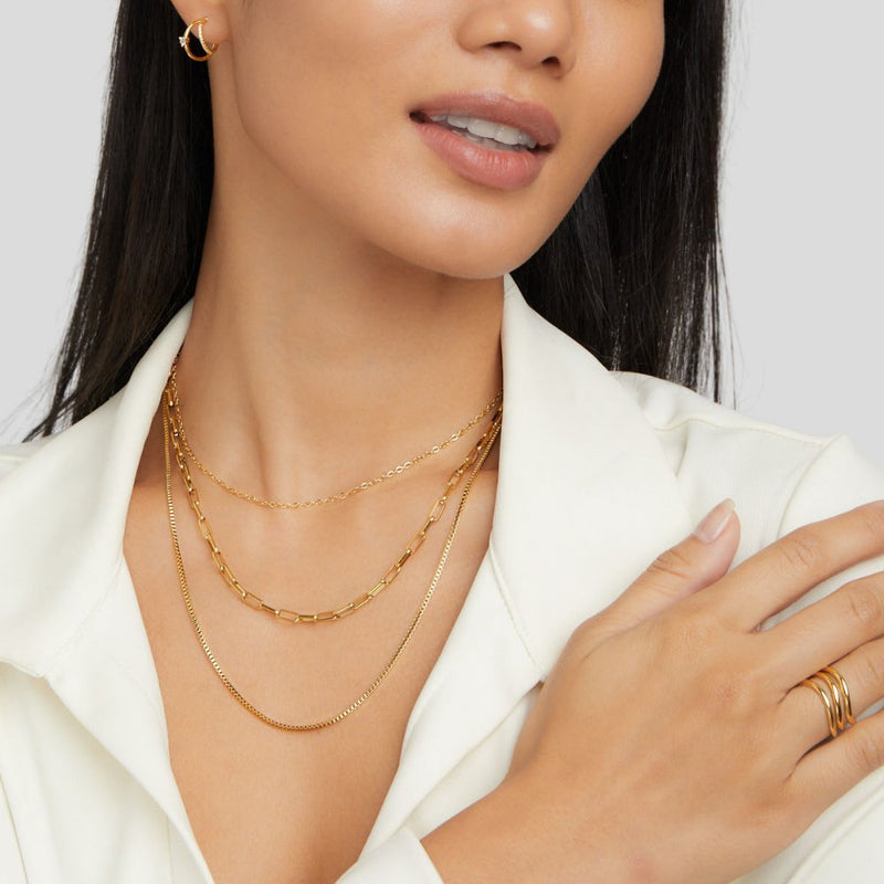 Angela - Layered Mila Necklace