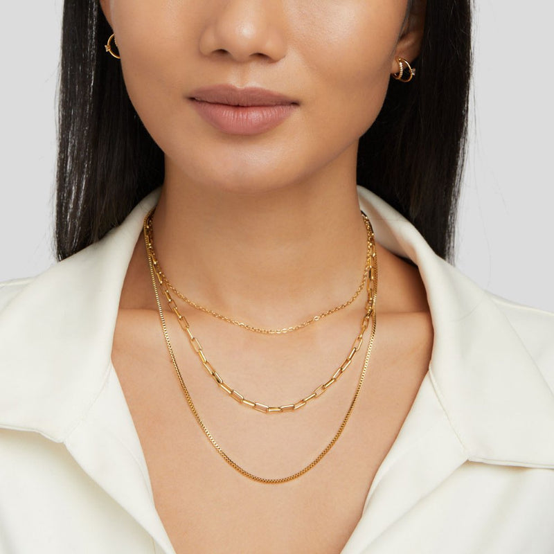 Angela - Layered Mila Necklace