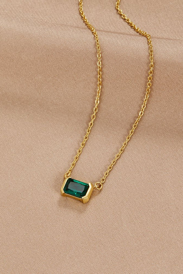 Moni - Emerald Green Necklace