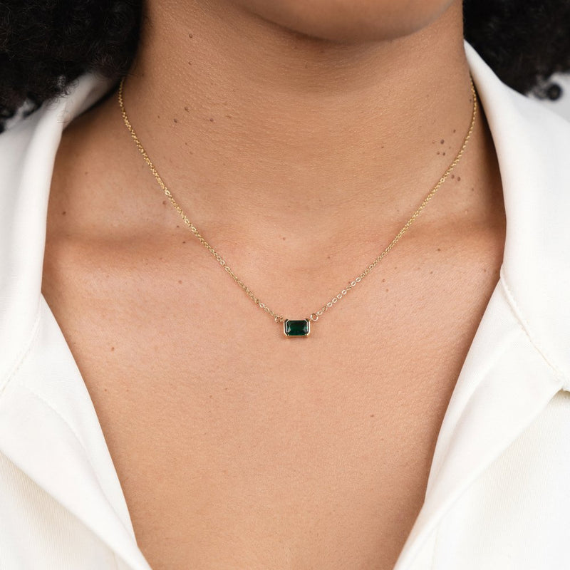 Moni - Emerald Green Necklace