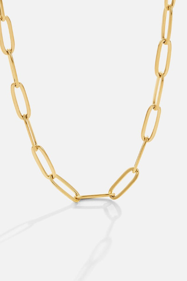 Ariana - Gold Clip Necklace