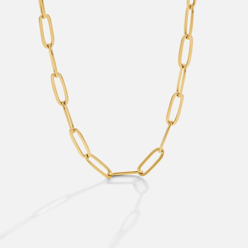 Ariana - Gold Clip Necklace