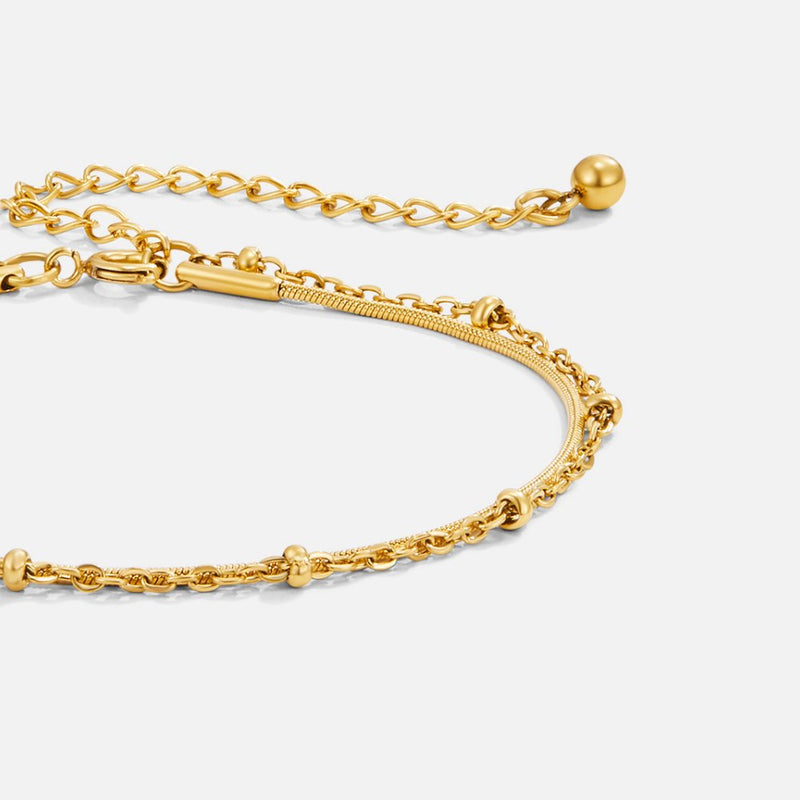 Gold Layered Bracelet by Pia