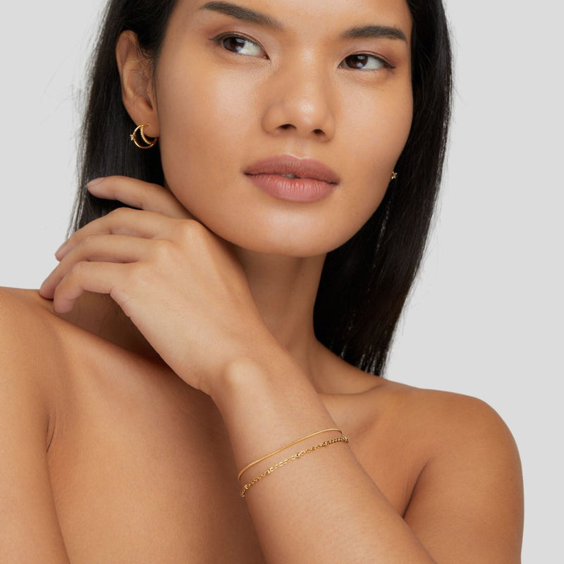 Gold Layered Bracelet by Pia