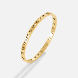 Golden Roman Bangle