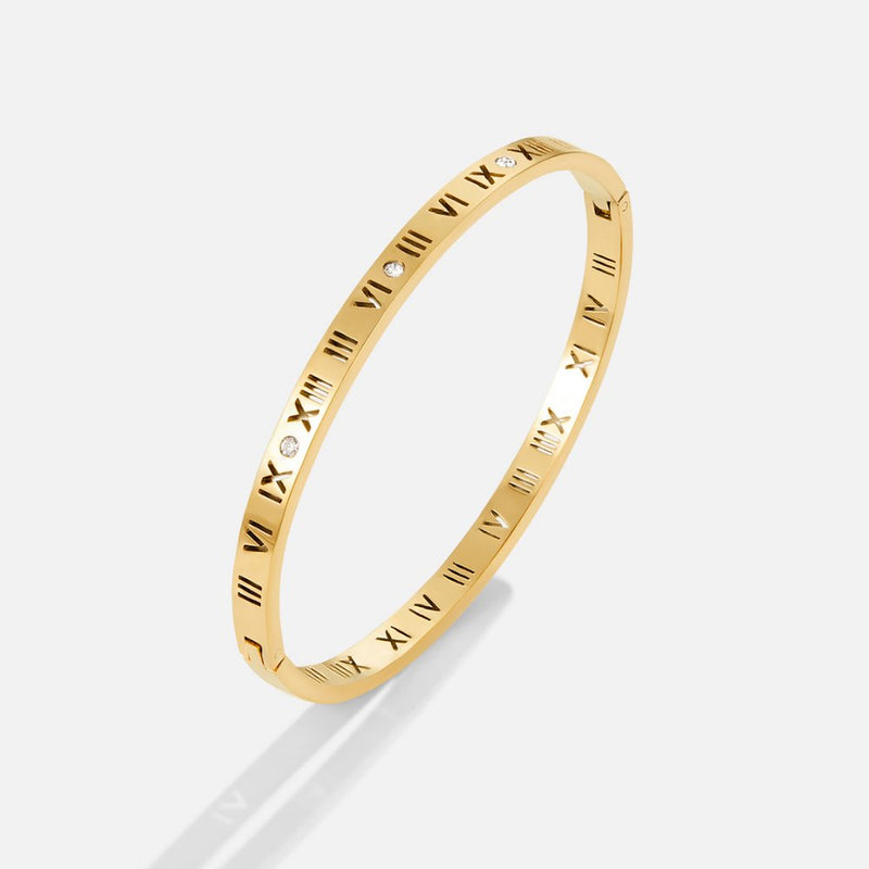 Golden Roman Bangle