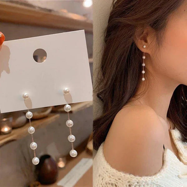 Silvia - Luminara White Gold Earrings