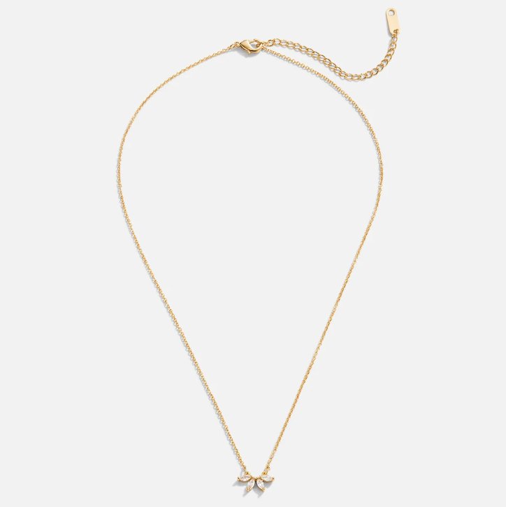 Andrea - Crystal Leaf Necklace